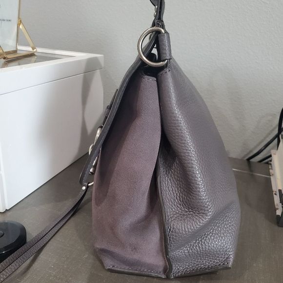 Rebecca Minkoff grey suede and leather bag - Picture 11 of 12